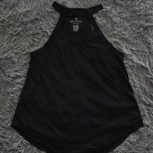 American Eagle Sueded Choker Tank Top, XS